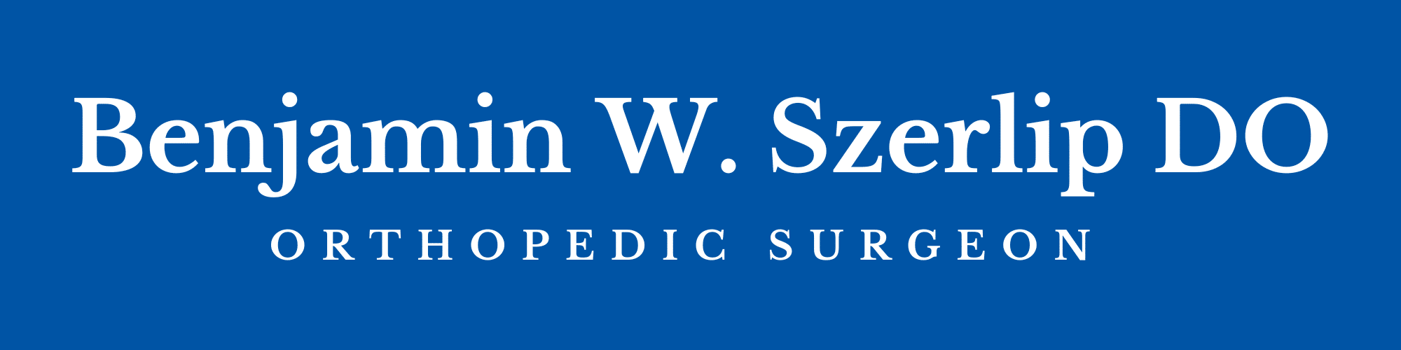 Benjamin W. Szerlip DO logo